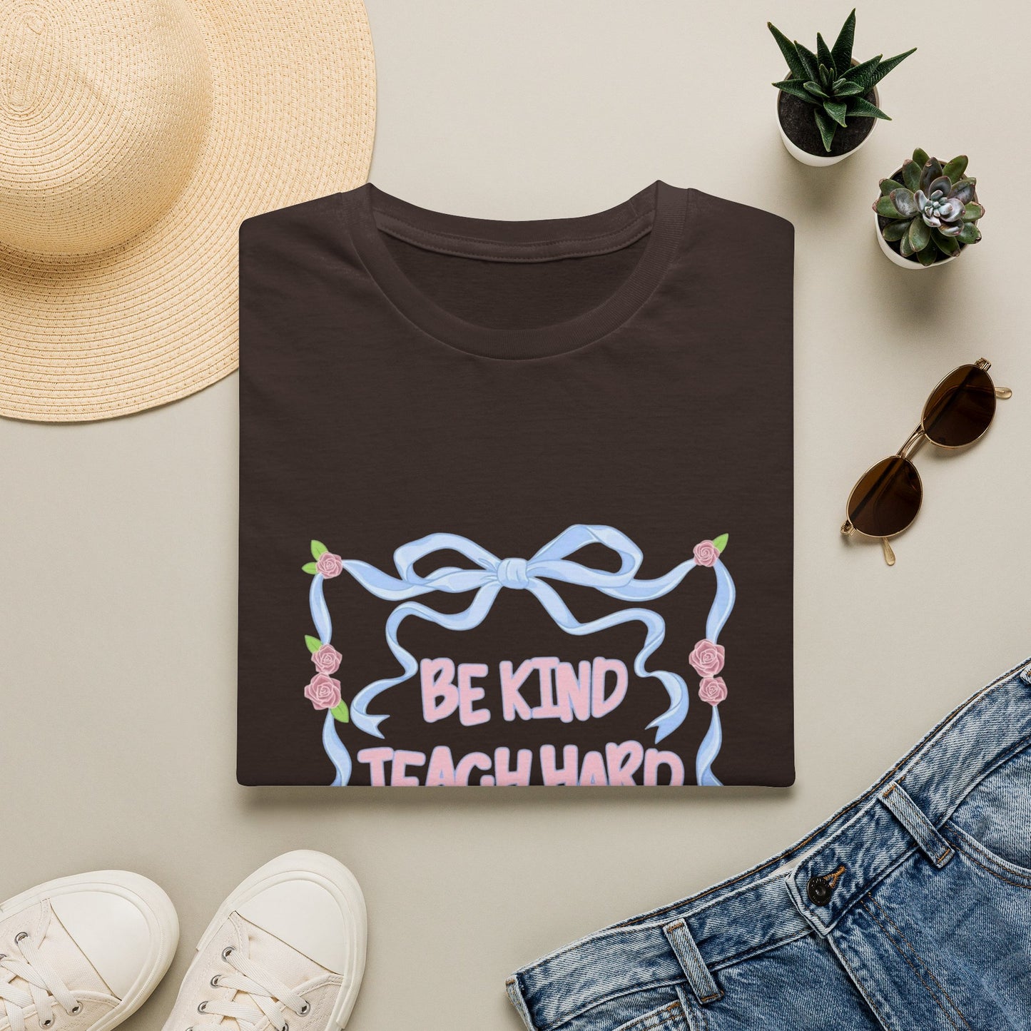 Be Kind, Teach Hard, Love Louder Teacher T-shirt