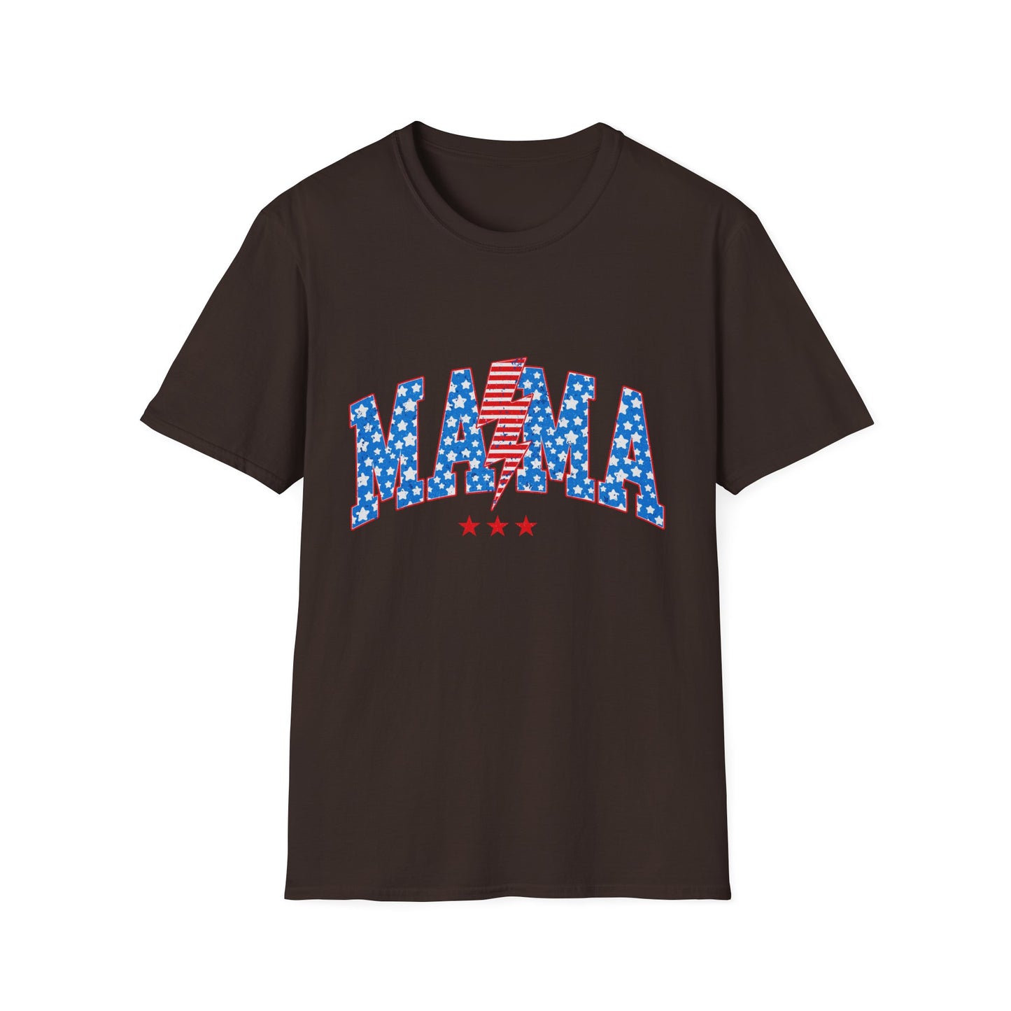 Mama T-Shirt — Patriotic USA Stars & Stripes Fourth of July Tee