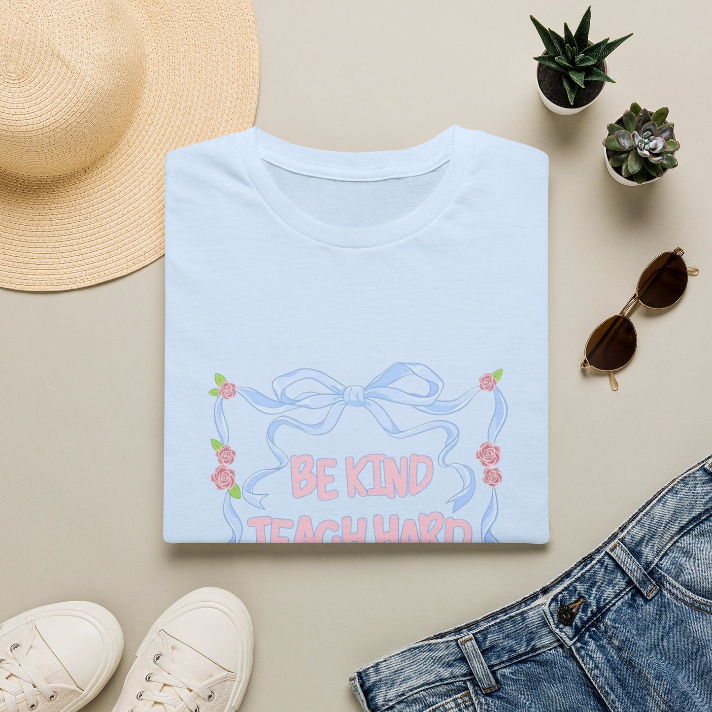 Be Kind, Teach Hard, Love Louder Teacher T-shirt