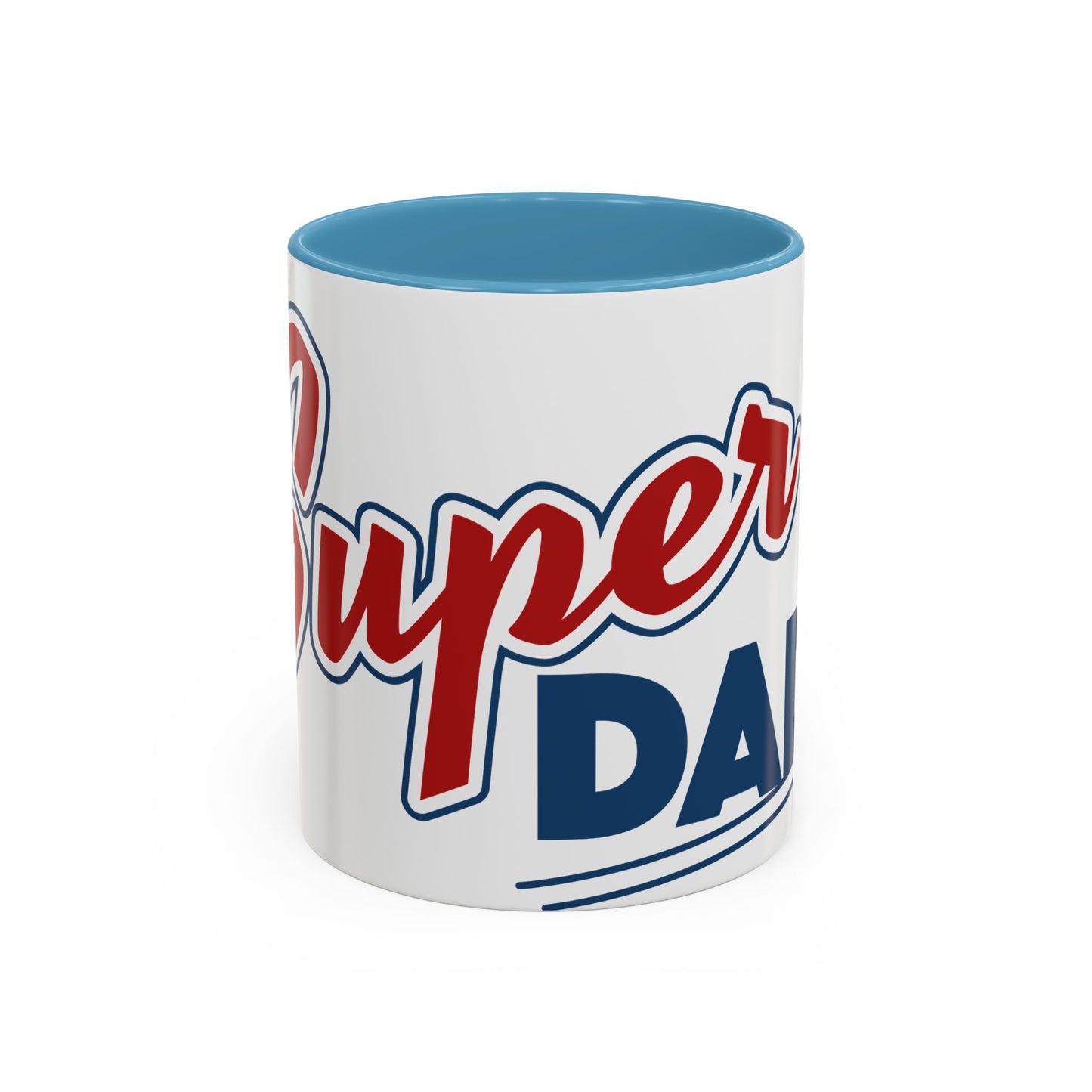 Super Dad Accent Coffee Mug — Father's Day Gift, 11/15oz