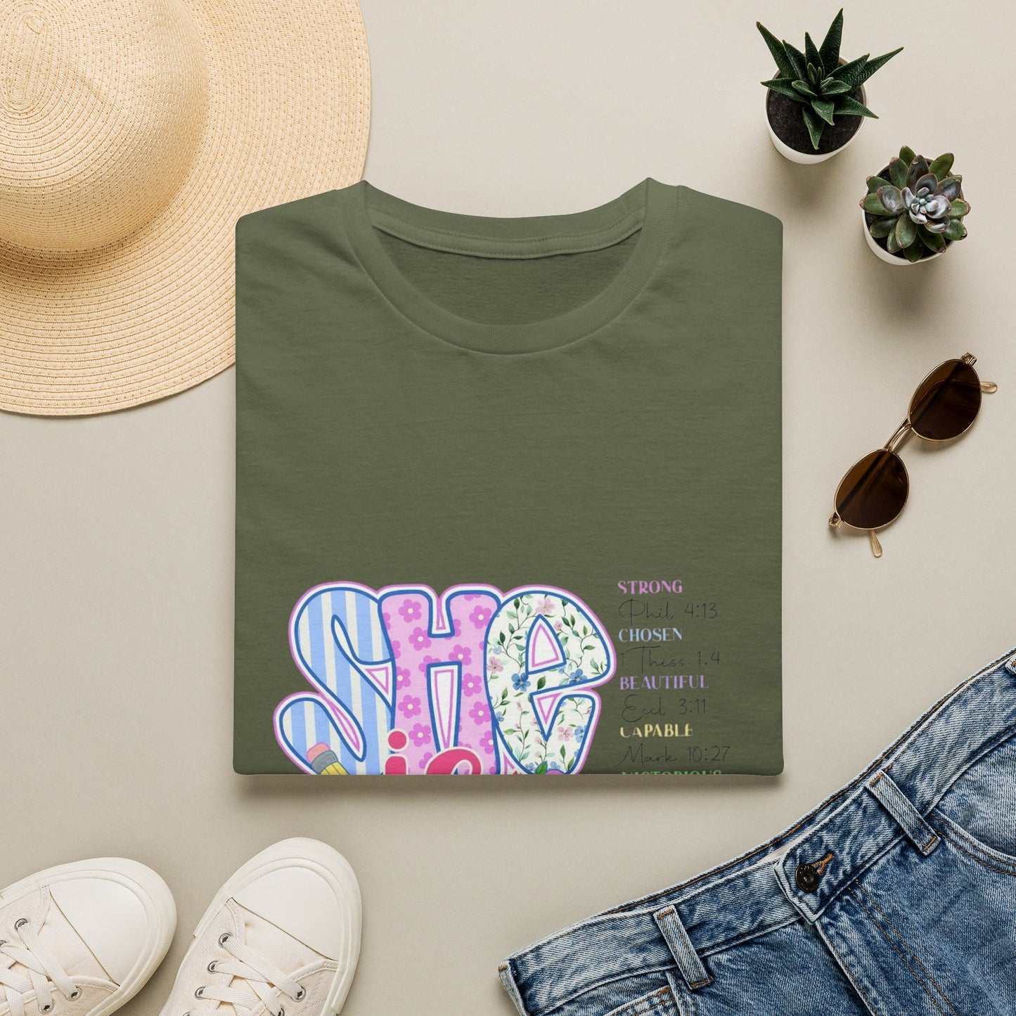 She Is Stronger Graphic T-Shirt