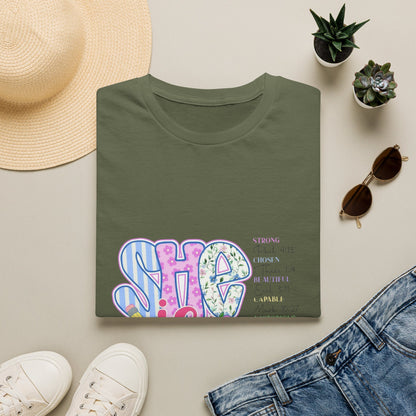 She Is Stronger Graphic T-Shirt