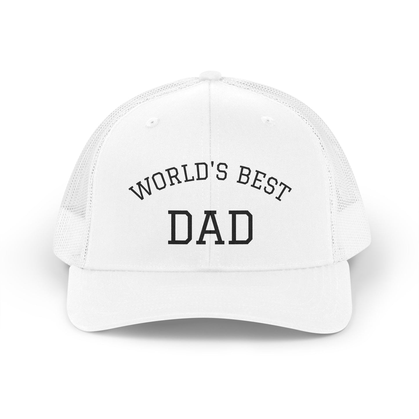 World's Best Dad Trucker Hat — Retro Mesh Cap for Father's Day