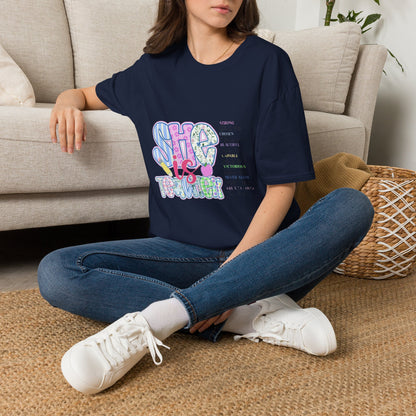 She Is Stronger Graphic T-Shirt