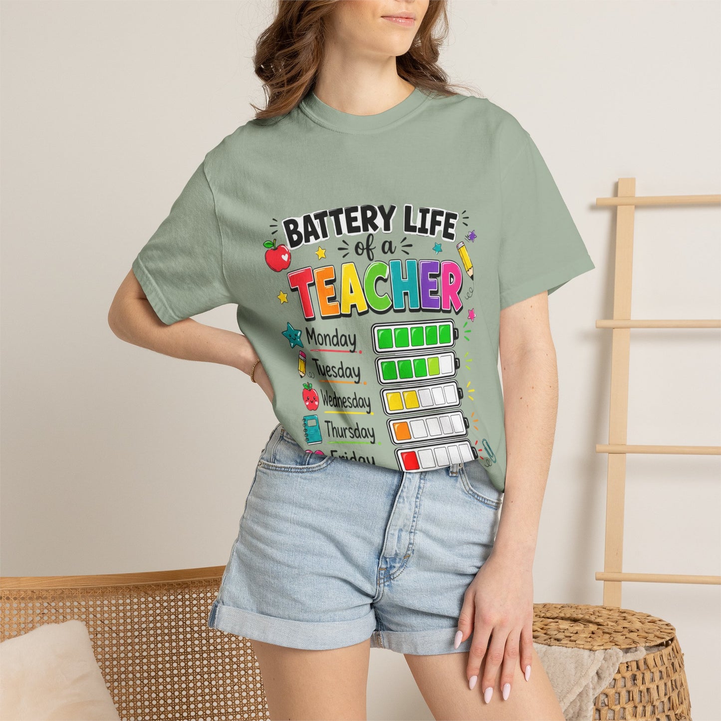 Teacher Battery Life T-Shirt