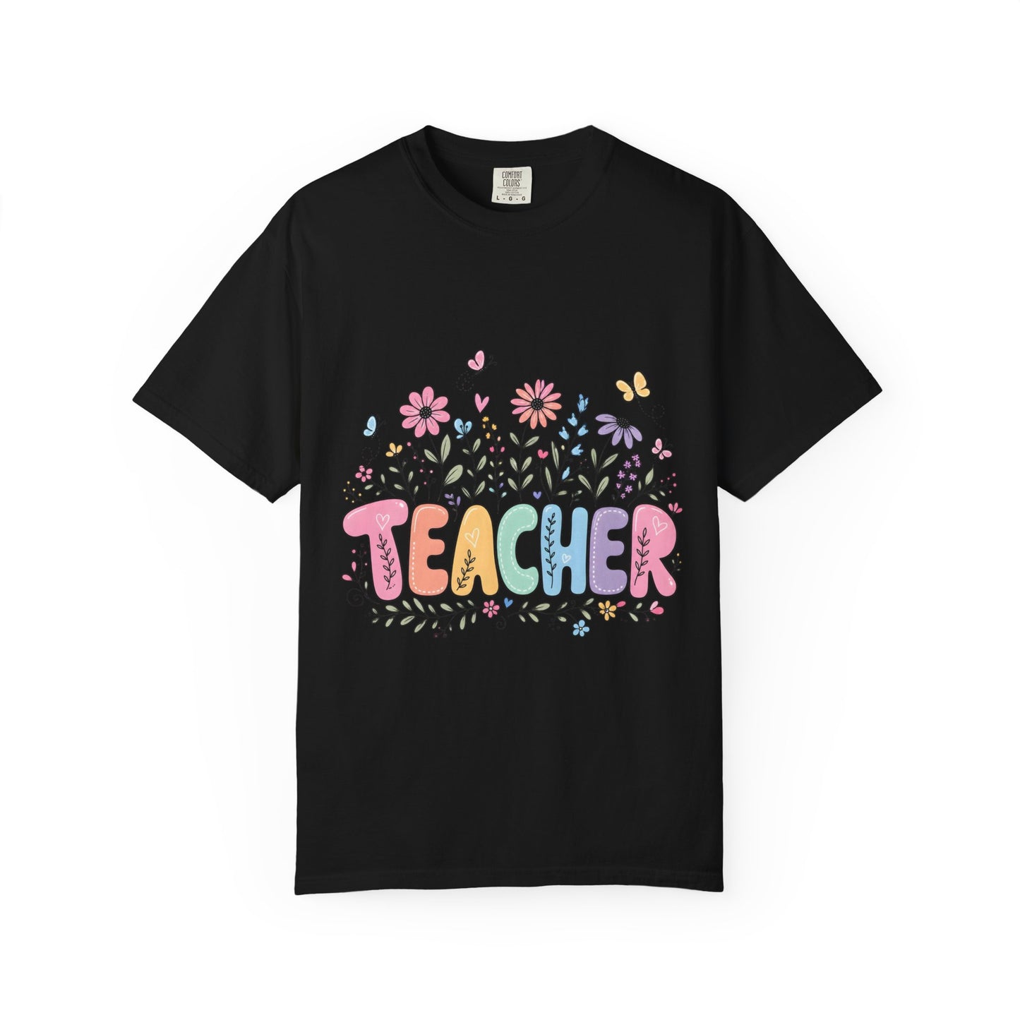 Teacher Floral Graphic T‑Shirt