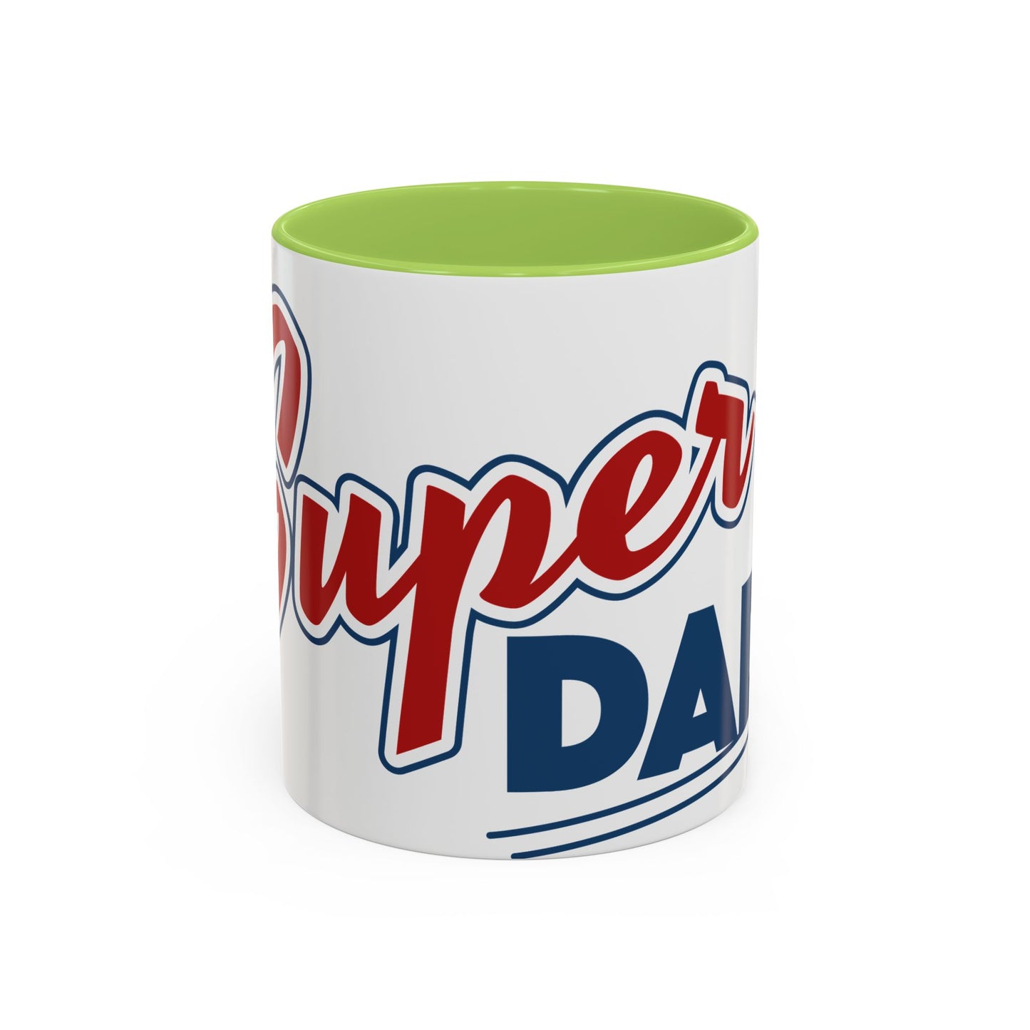 Super Dad Accent Coffee Mug — Father's Day Gift, 11/15oz