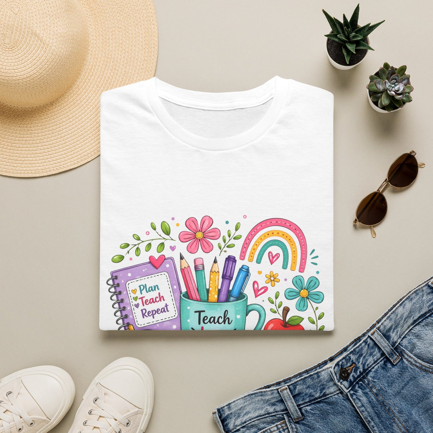 Teach Love Repeat T-Shirt