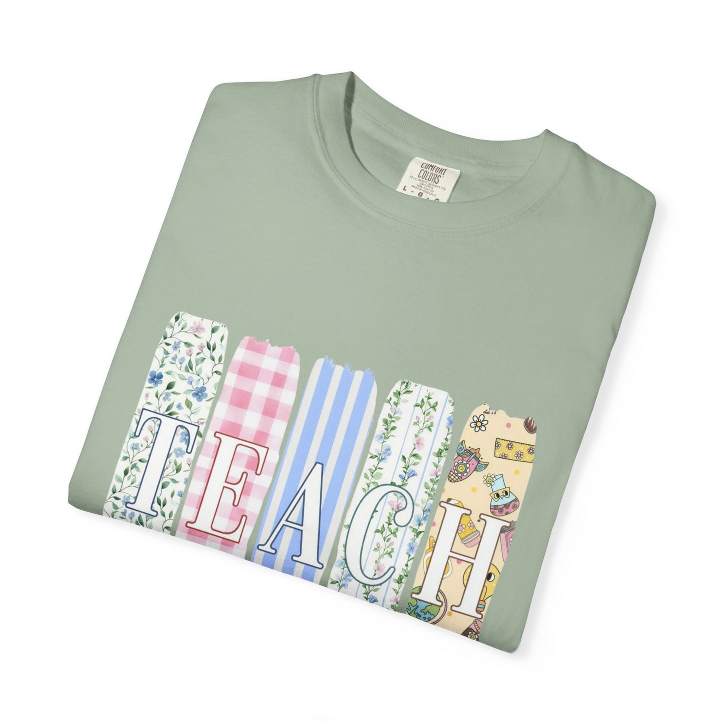 Teacher Floral Pencil Bow T-Shirt